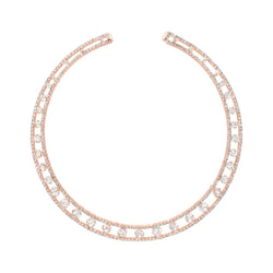 LEGACY CHOKER ROSE GOLD AND WHITE